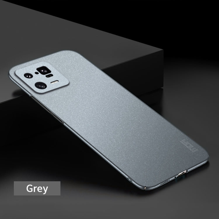 For Xiaomi 13 Pro MOFI Fandun Series Frosted Ultra-thin PC Hard Phone Case(Gray)