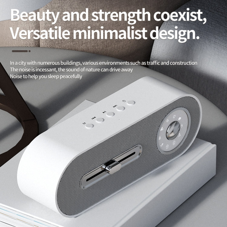 JY-78 Bluetooth Speaker with Sleep White Noise Support Memory Card U-disk(white)
