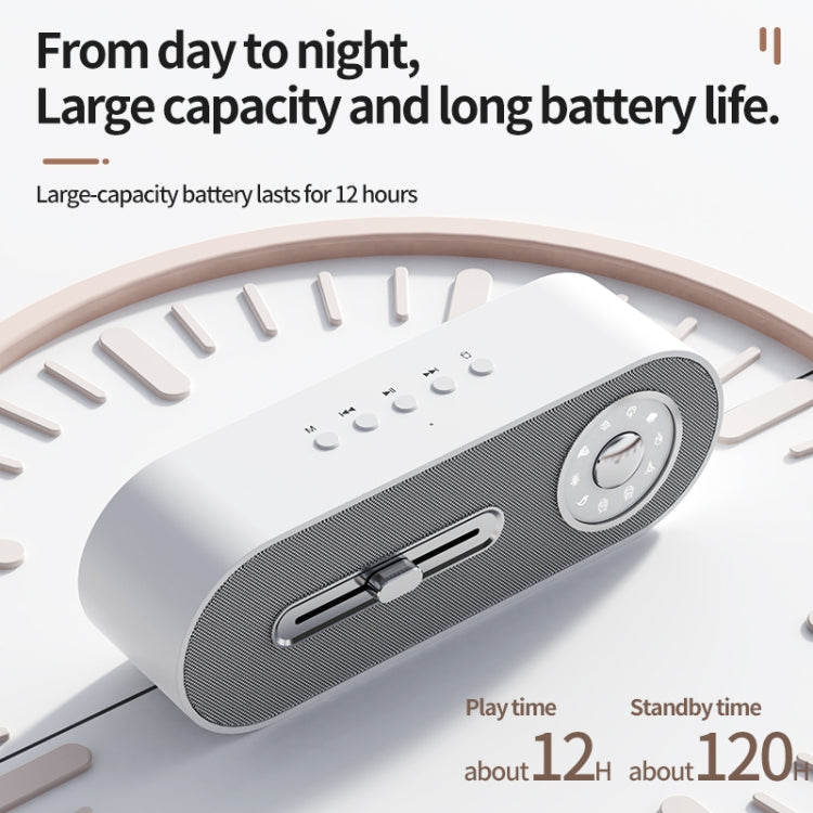 JY-78 Bluetooth Speaker with Sleep White Noise Support Memory Card U-disk(white)