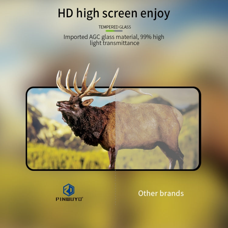 For Google Pixel 7A PINWUYO 9H 2.5D Full Screen Tempered Glass Film(Black)