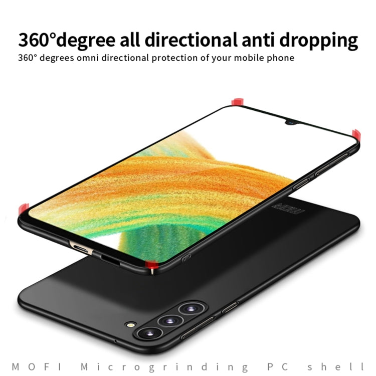 For Samsung Galaxy A34 5G MOFI Frosted PC Ultra-thin Hard Phone Case(Red)