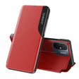 For Xiaomi Redmi 12C Side Display Adsorption Leather Phone Case(Red) - free shipping - PMC TechLife - Order now!