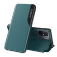 For Xiaomi Redmi 12C Side Display Adsorption Leather Phone Case(Green) - free shipping - PMC TechLife - Order now!