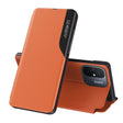 For Xiaomi Redmi 12C Side Display Adsorption Leather Phone Case(Orange) - free shipping - PMC TechLife - Order now!