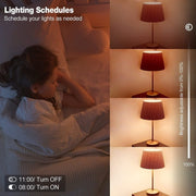 DP01 4pcs TUYA WiFi Smart Light Bulb 15W E26 E27 RGB + White + Warm White LED Bulb