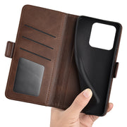 For Xiaomi 13 Pro Dual-side Magnetic Buckle Leather Phone Case(Brown)