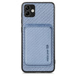 For Samsung Galaxy A04 4G Carbon Fiber Leather Card Magsafe Magnetic Phone Case(Blue) - free shipping - PMC TechLife - Order now!