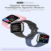 Y9 Pro 1.85 inch Color Screen Smart Watch,Support Heart Rate Monitoring / Blood Pressure Monitoring(Black)