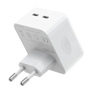 NORTHJO NOGAN3502 GaN PD PPS 35W Dual USB-C / Type-CWall Fast Charger, Plug Type:EU Plug(White)