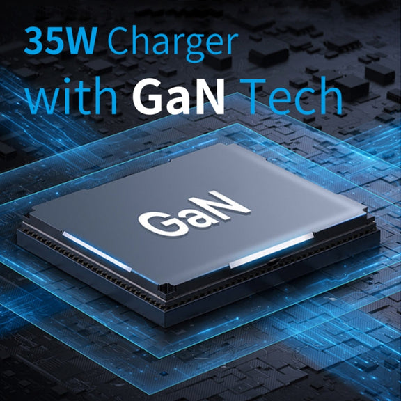 NORTHJO NOGAN3502 GaN PD PPS 35W Dual USB-C / Type-CWall Fast Charger, Plug Type:EU Plug(White)