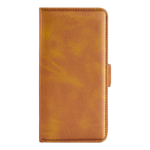 For Xiaomi Redmi Note 12 4G Global Dual-side Magnetic Buckle Horizontal Flip Leather Phone Case(Yellow)