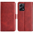 For Xiaomi Redmi Note 12 Pro+ Dual-side Magnetic Buckle Horizontal Flip Leather Phone Case(Red) - free shipping - PMC TechLife - Order now!