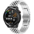 For Huawei Watch GT Runner Five Bull Half Round Stainless Steel Watch Band + Strap Removal Tool(Silver) -  by PMC TechLife | Online Shopping South Africa | PMC TechLife