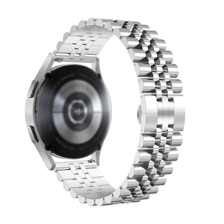 For Huawei Watch GT2 Pro / GT 2e Five Bull Half Round Stainless Steel Watch Band + Strap Removal Tool(Silver)