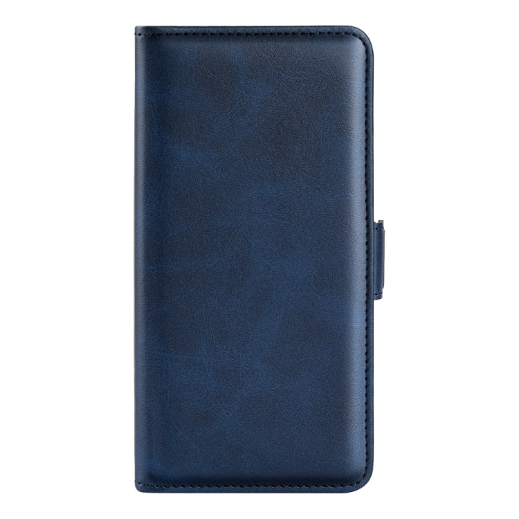 For Google Pixel 7a Dual-side Magnetic Buckle Leather Phone Case(Dark Blue)