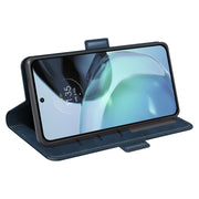 For Google Pixel 7a Dual-side Magnetic Buckle Leather Phone Case(Dark Blue)
