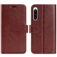 For Sony Xperia10 V R64 Texture Horizontal Flip Leather Phone Case(Brown) - free shipping - PMC TechLife - Order now!