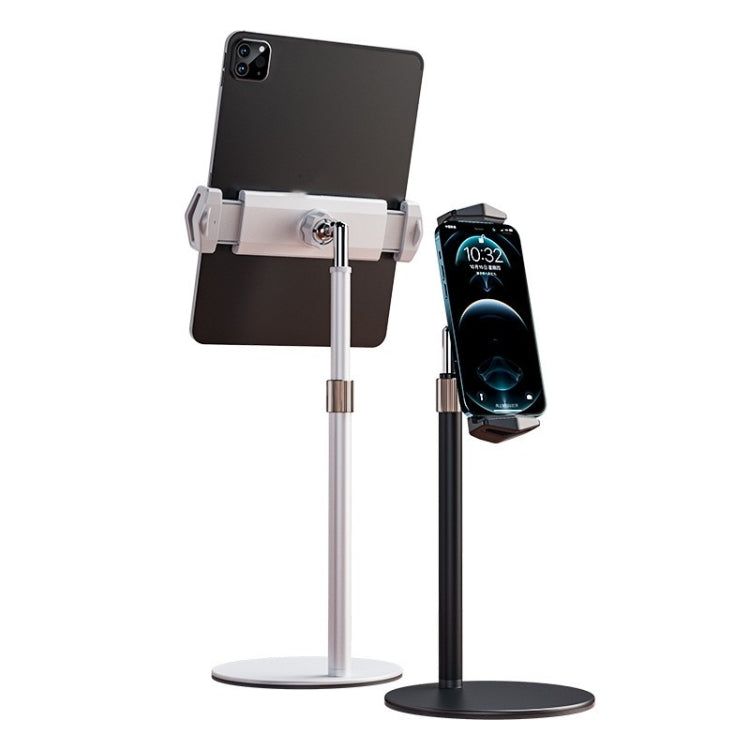 Boneruy P21 Lifting Adjustable Rotating Phone Tablet Desktop Holder(Black)