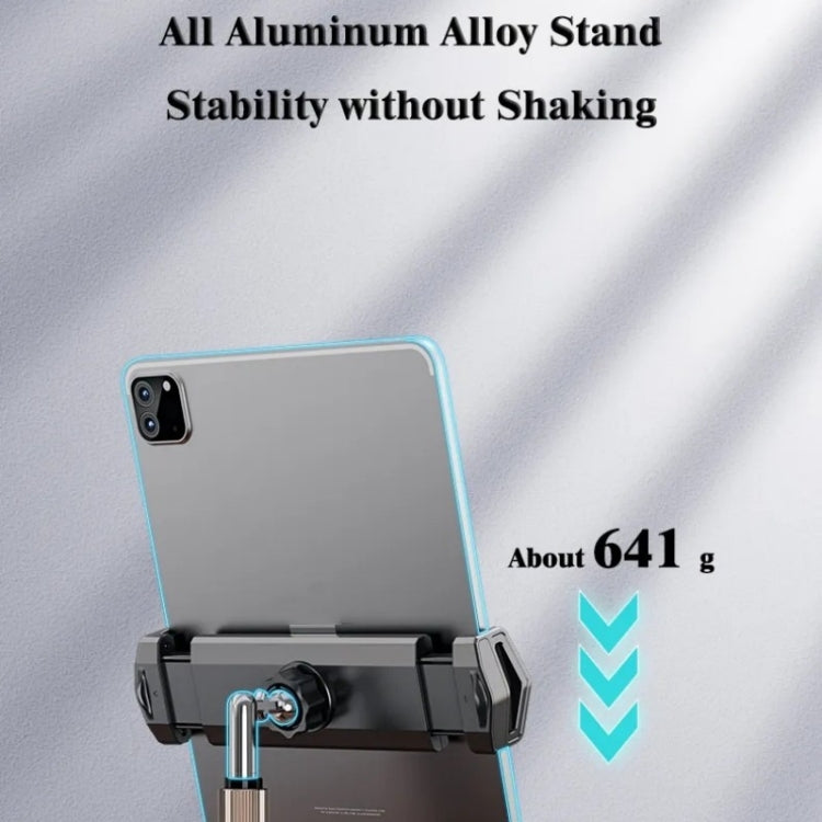 Boneruy P21 Lifting Adjustable Rotating Phone Tablet Desktop Holder(White)