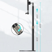 Boneruy P21 Lifting Adjustable Rotating Phone Tablet Desktop Holder(Black)