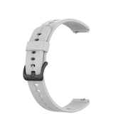 For Huawei Band 3 Solid Color Silicone Watch Band(Grey)