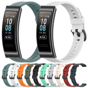 For Huawei Band 3 Solid Color Silicone Watch Band(White)