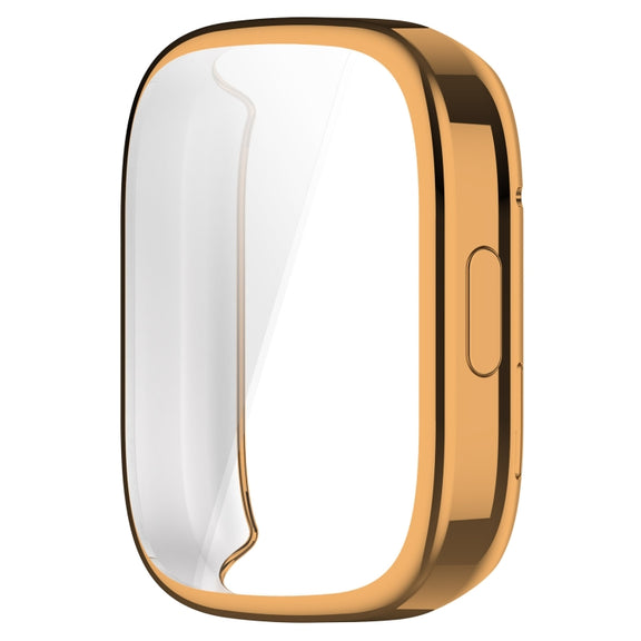 For Redmi Watch 3 Lite TPU Fully Enclosed Watch Protective Case(Rose Gold)