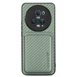 For Honor Magic5 Pro Carbon Fiber Leather Card Magsafe Magnetic Phone Case(Green) - free shipping - PMC TechLife - Order now!