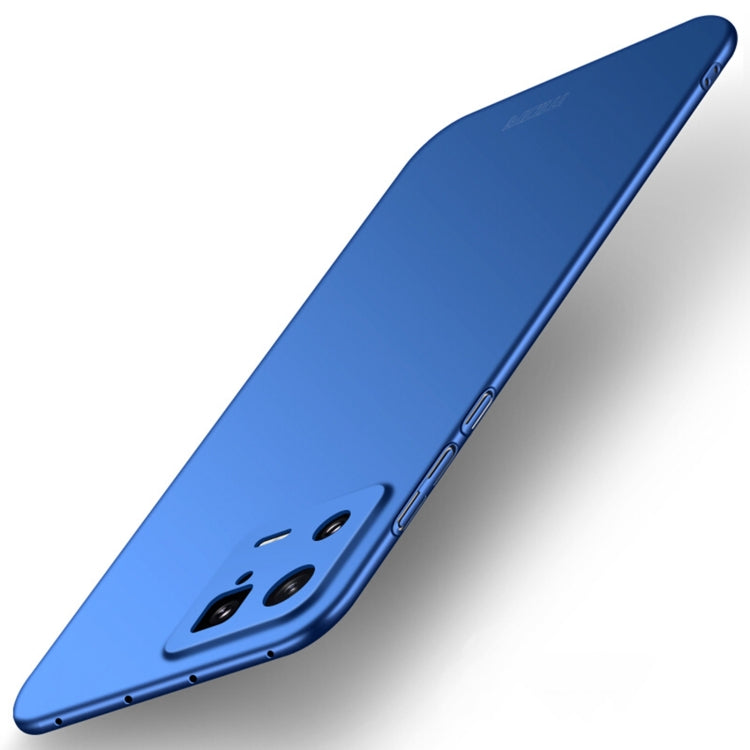 For Xiaomi 13 MOFI Frosted Ultra-thin PC Hard Case(Blue)