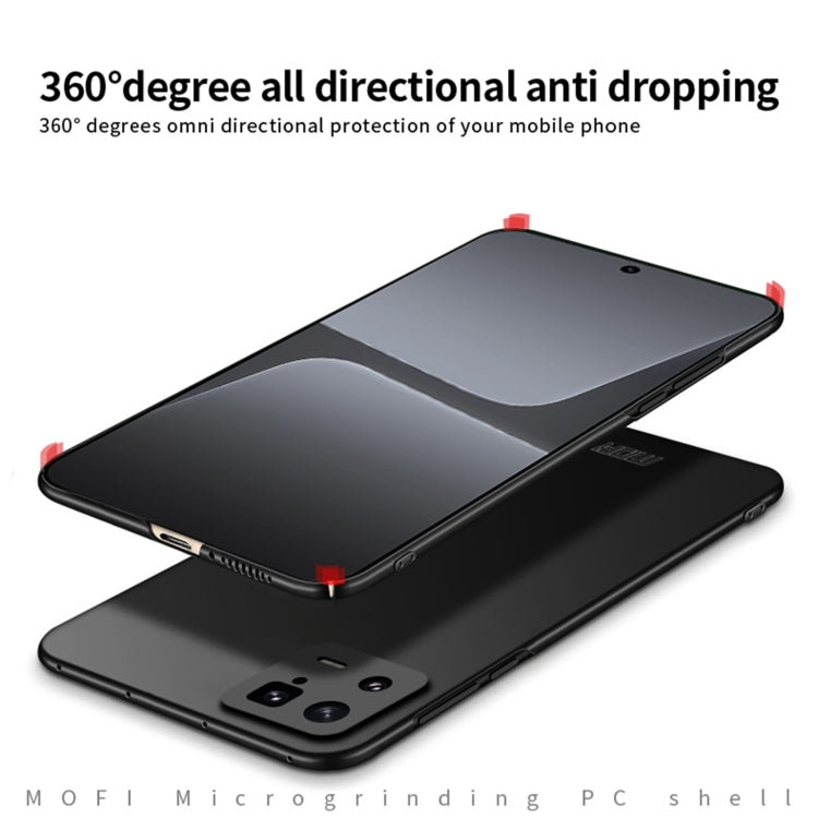 For Xiaomi 13 Pro MOFI Frosted Ultra-thin PC Hard Case(Black)