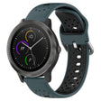 For Garmin Vivoactive3 20mm Breathable Two-Color Silicone Watch Band(Olive Green+Black) - Watch Bands by PMC TechLife | Online Shopping South Africa | PMC TechLife