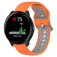 For Garmin Vivoactive3 Music 20mm Breathable Two-Color Silicone Watch Band(Orange+Grey) - Watch Bands by PMC TechLife | Online Shopping South Africa | PMC TechLife