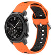 For Amazfit GTR 42mm 20mm Breathable Two-Color Silicone Watch Band(Orange+Black) -  by PMC TechLife | Online Shopping South Africa | PMC TechLife