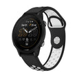 For Garmin Forerunner 955 22mm Sports Breathable Silicone Watch Band(Black+White) -  by PMC TechLife | Online Shopping South Africa | PMC TechLife
