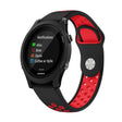 For Garmin Forerunner 935 22mm Sports Breathable Silicone Watch Band(Black+Red) -  by PMC TechLife | Online Shopping South Africa | PMC TechLife