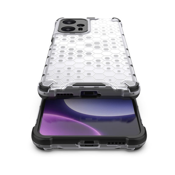For Xiaomi Poco F5 Pro Shockproof Honeycomb Phone Case(Green)