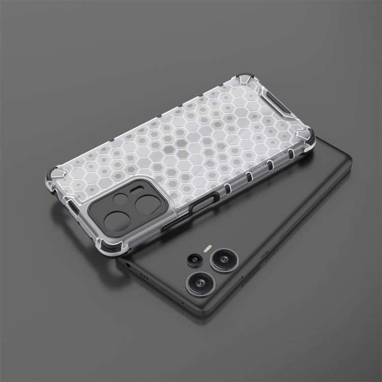 For Xiaomi Poco F5 Pro Shockproof Honeycomb Phone Case(Green)