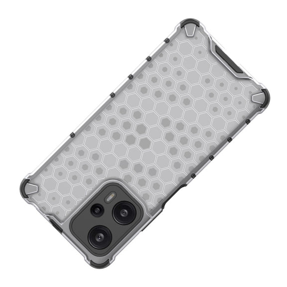 For Xiaomi Redmi Note 12 Pro 4G Shockproof Honeycomb Phone Case(Blue)