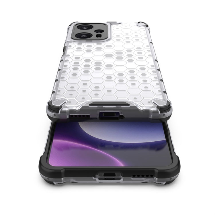 For Xiaomi Redmi Note 12 Pro 4G Shockproof Honeycomb Phone Case(Blue)