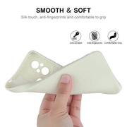 For Xiaomi Poco C55 / Redmi 12C ENKAY Liquid Silicone Phone Case with Tempered Film(Dark Blue)