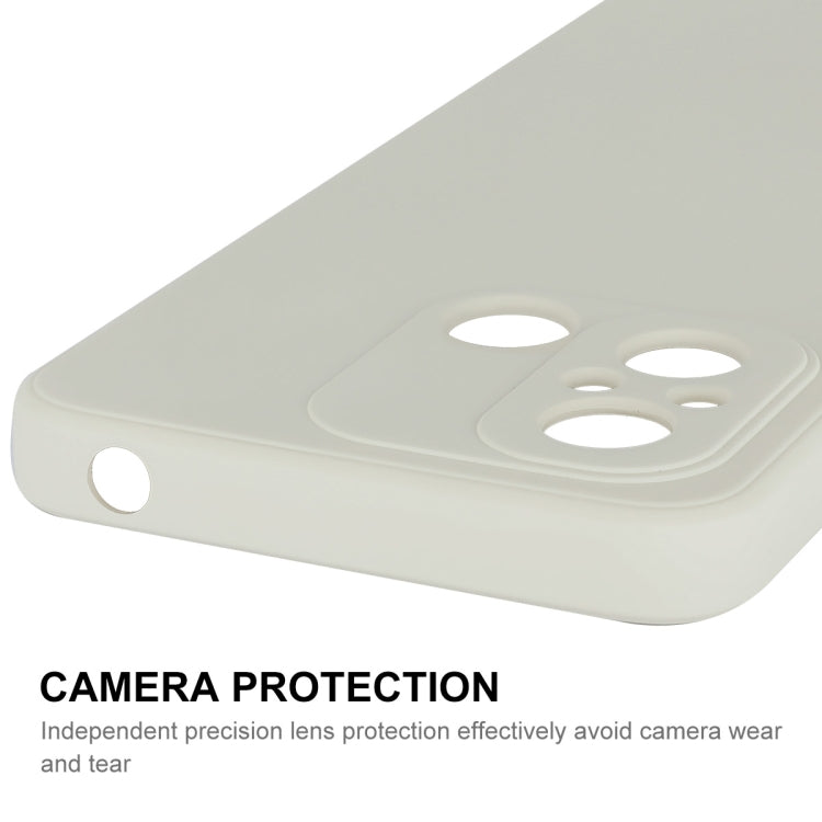 For Xiaomi Poco C55 / Redmi 12C ENKAY Liquid Silicone Phone Case with Tempered Film(Dark Blue)