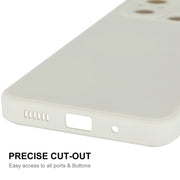 For Xiaomi Poco C55 / Redmi 12C ENKAY Liquid Silicone Phone Case with Tempered Film(Dark Blue)