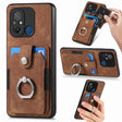 For Redmi 12C Retro Skin-feel Ring Card Wallet Phone Case(Brown) - free shipping - PMC TechLife - Order now!