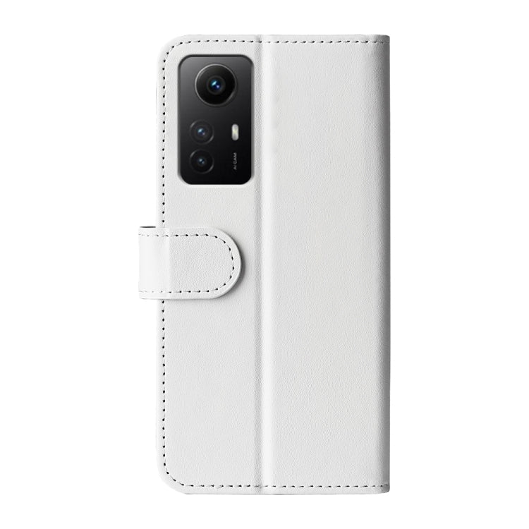 For Redmi Note 12S R64 Texture Horizontal Flip Leather Phone Case(White)