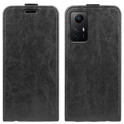 For Redmi Note 12S R64 Texture Single Vertical Flip Leather Phone Case(Black)