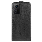 For Redmi Note 12S R64 Texture Single Vertical Flip Leather Phone Case(Black)