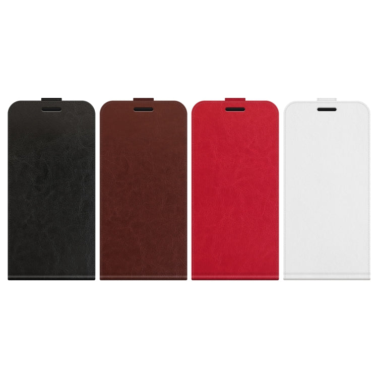 For Redmi Note 12S R64 Texture Single Vertical Flip Leather Phone Case(Black)