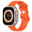 For Apple Watch 2 42mm Reverse Buckle Dot Texture Silicone Watch Band(Orange) - Watch Bands by PMC TechLife | Online Shopping South Africa | PMC TechLife