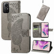 For Xiaomi Redmi Note 12S Butterfly Love Flower Embossed Leather Phone Case(Gray) - free shipping - PMC TechLife - Order now!