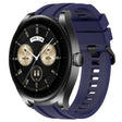 For Huawei Watch GT3  46mm Long & Short Sports Solid Color Silicone Watch Band Set(Midnight Blue) - Watch Bands by PMC TechLife | Online Shopping South Africa | PMC TechLife
